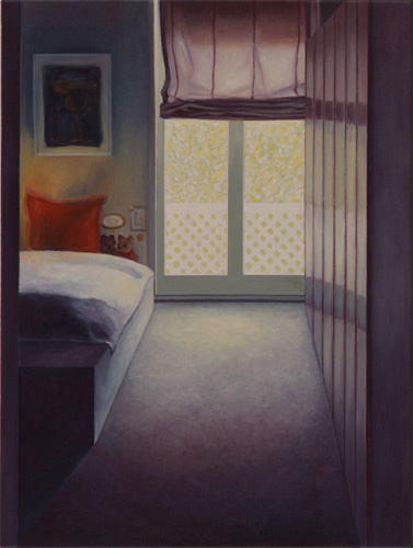 Passavantstrasse 5 (Nr. 14), 2001, Öl auf Nessel, 60 x 45 cm