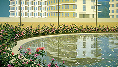 I never promised you a rosegarden, 1994, Öl auf Leinwand, 115 x 200 cm