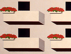 Nordweststadt 2, (Ausschnitt), 1991, Öl auf Leinwand, 254 x 455 cm