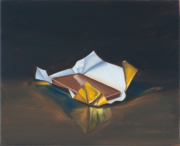 Von Socken und Seifen Nr. 14, 2012, Öl auf Leinwand, 24 x 32 cm