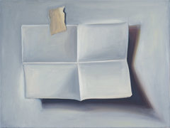 Von Socken und Seifen Nr. 16, 2012, Öl auf Leinwand, 24 x 32 cm