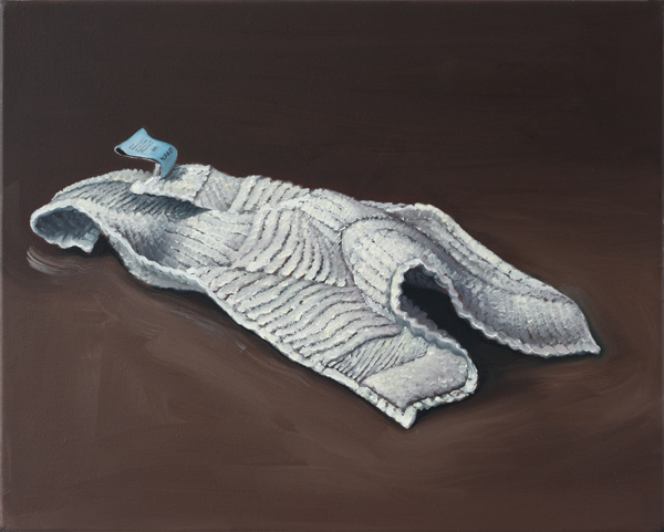 Von Socken und Seifen Nr. 33, 2012, Öl auf Leinwand, 24 x 30 cm