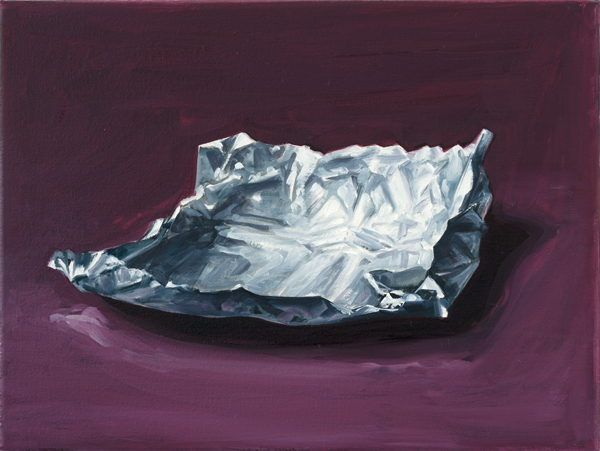 Von Socken und Seifen Nr. 41, 2012, Öl auf Leinwand, 24 x 32 cm