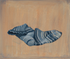 Von Socken und Seifen Nr. 55, 2012, Öl auf Leinwand, 35 x 42 cm